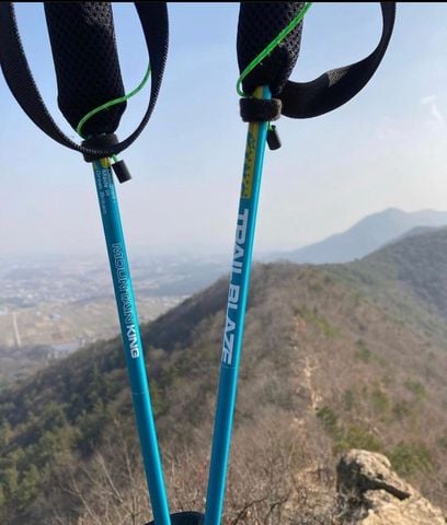 Gậy chạy trail Mountain King Trail Blaze ALU - Blue
