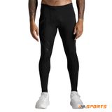  Quần Dài Bó Cơ Nam 2Xu Core Compression - BLK/BLK 