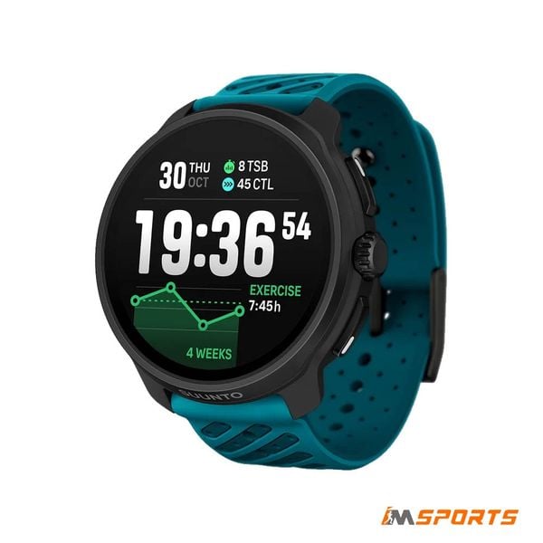 Đồng Hồ Thể Thao GPS Suunto Race 2 Stainless Steel - Wave Blue