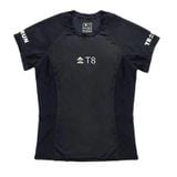  Áo Chạy Bộ Nữ T8 Women's Iced Tee - Pure Black VS2 
