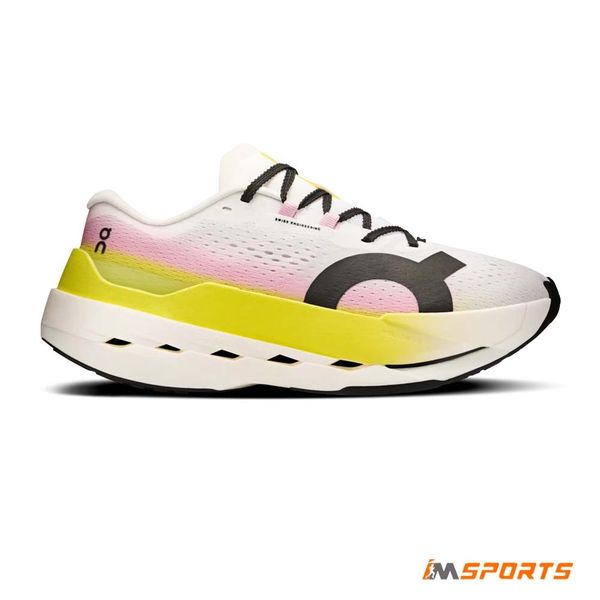 Giày Chạy Bộ Nữ On Running Cloudboom Max - Lime/Raspberry