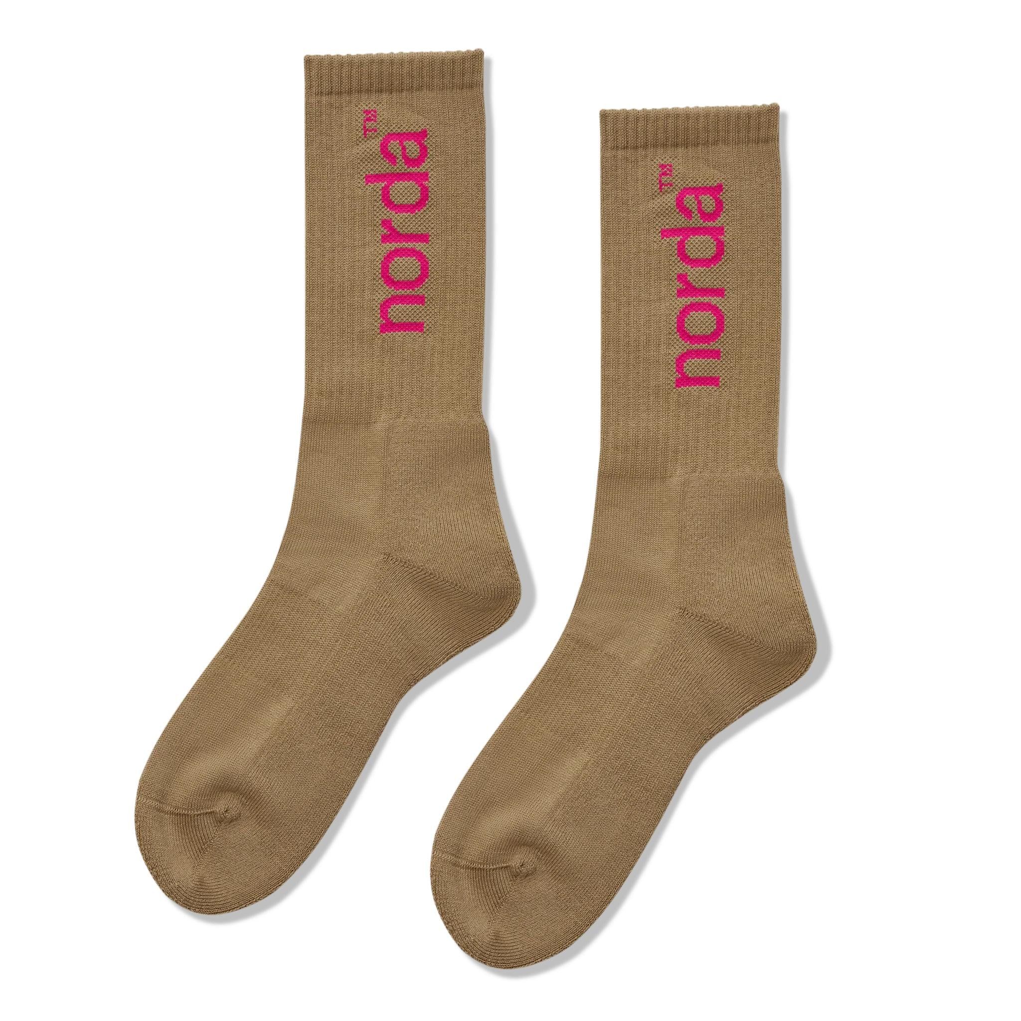  Tất Thể Thao Norda Retro Sock - Pink Fudge 