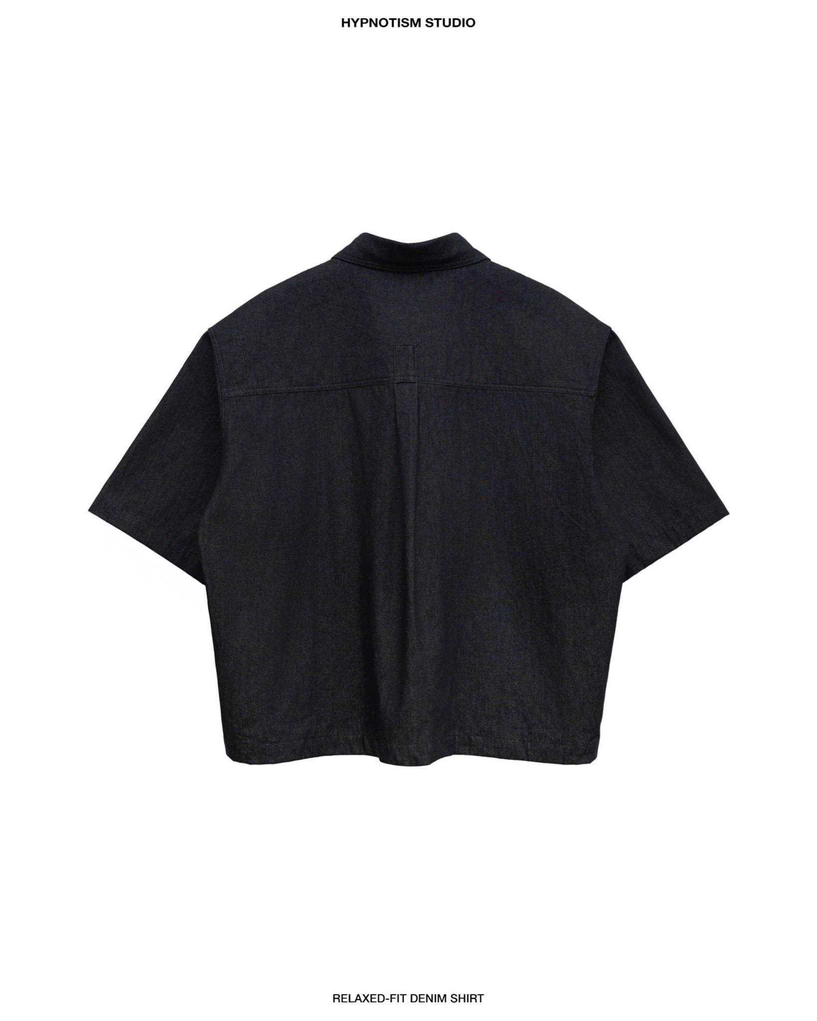  ÁO JEANS TAY NGẮN (Relaxed-Fit Denim Shirt) 