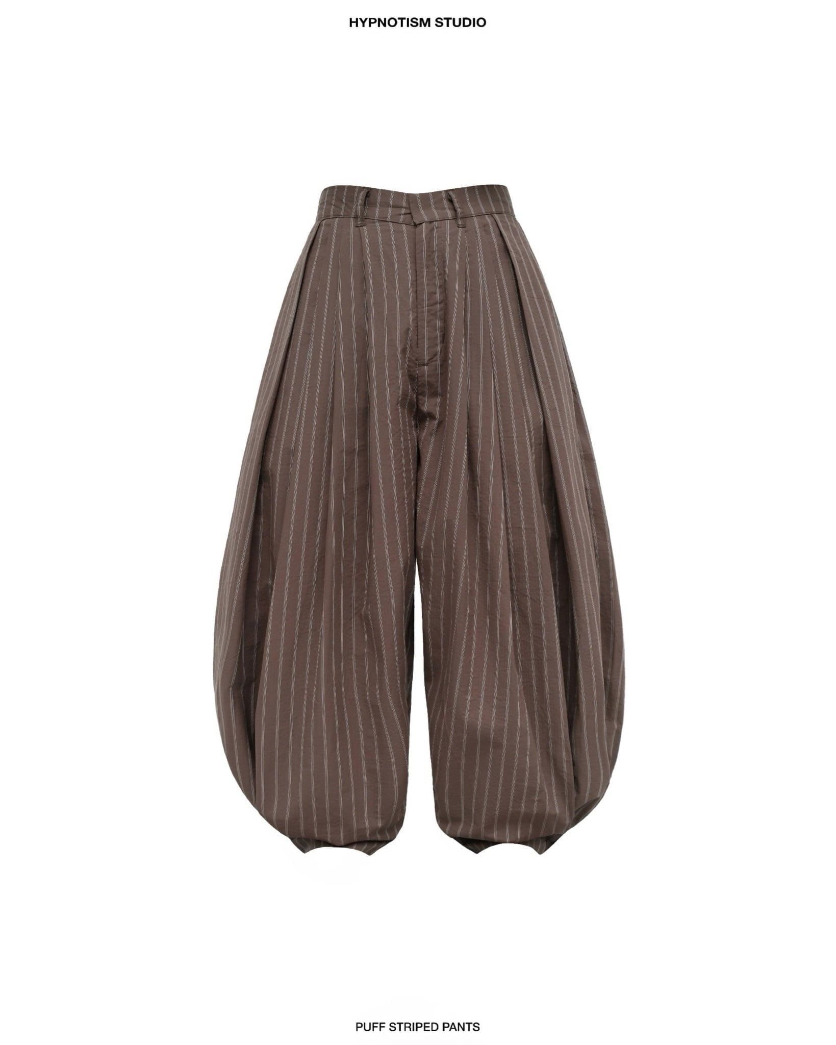  PUFF STRIPED PANTS 