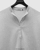  RIBBED HENLEY TOP 