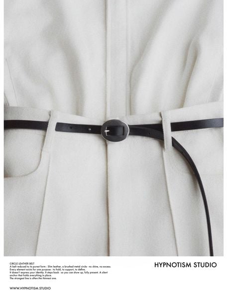  CIRCLE LEATHER BELT 