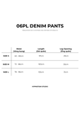  QUẦN ỐNG RỘNG XẾP LY NGANG GỐI (06PL Denim Pants) 