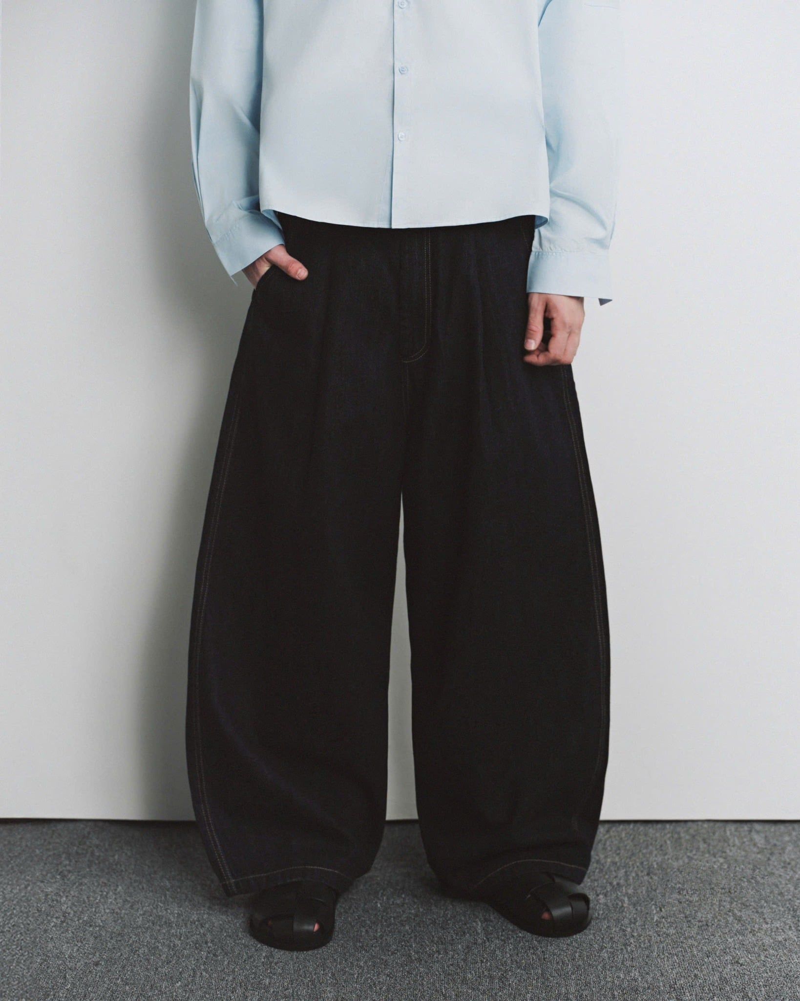  FLAQUE DENIM PANTS 