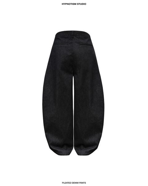  DENIM PLEATED PANTS 