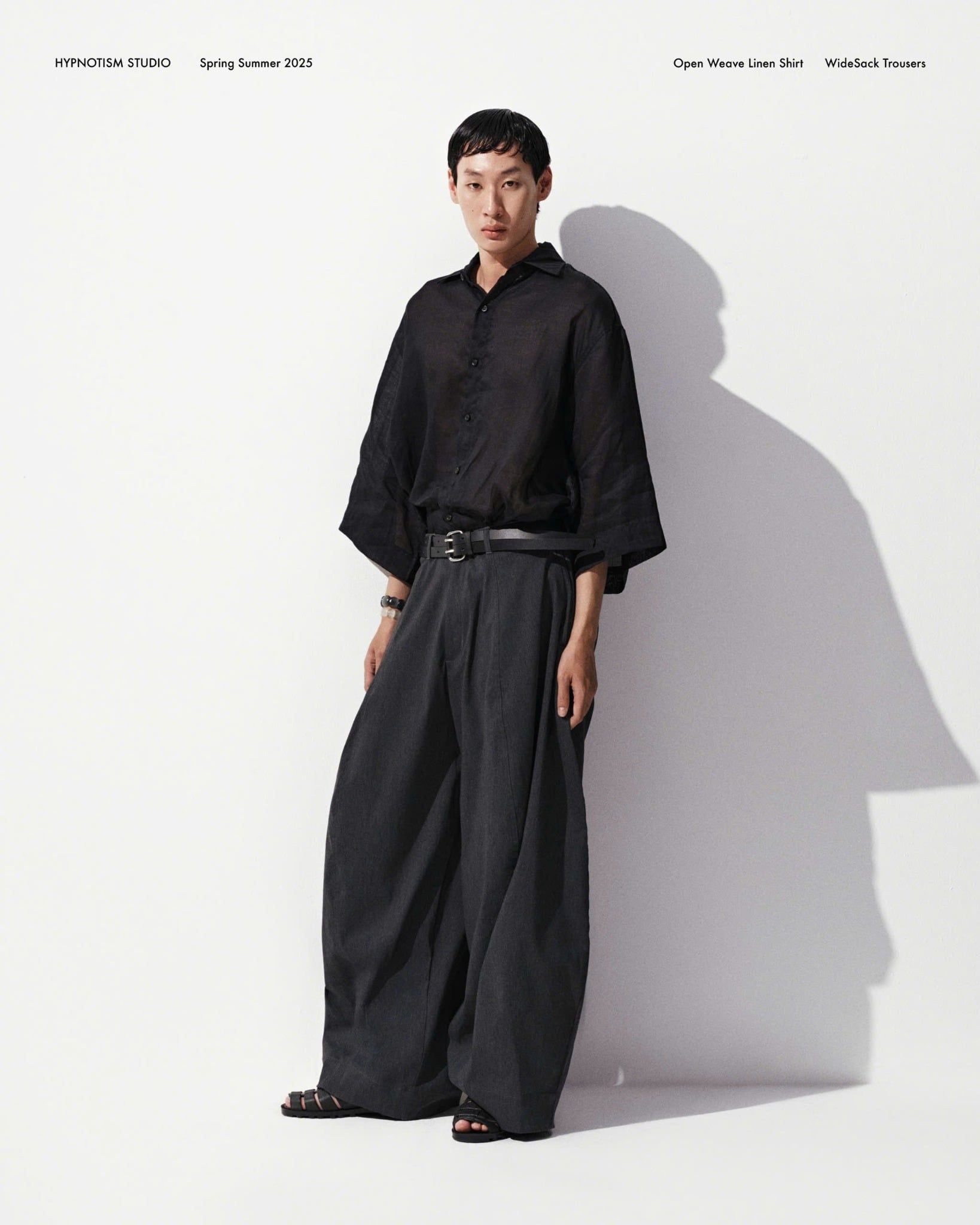  OPEN WEAVE LINEN SHIRTS 