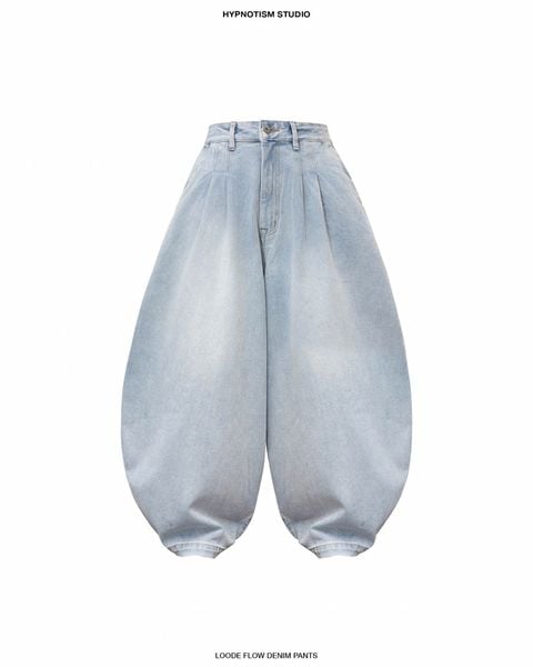  LOOSE FLOW DENIM PANTS 