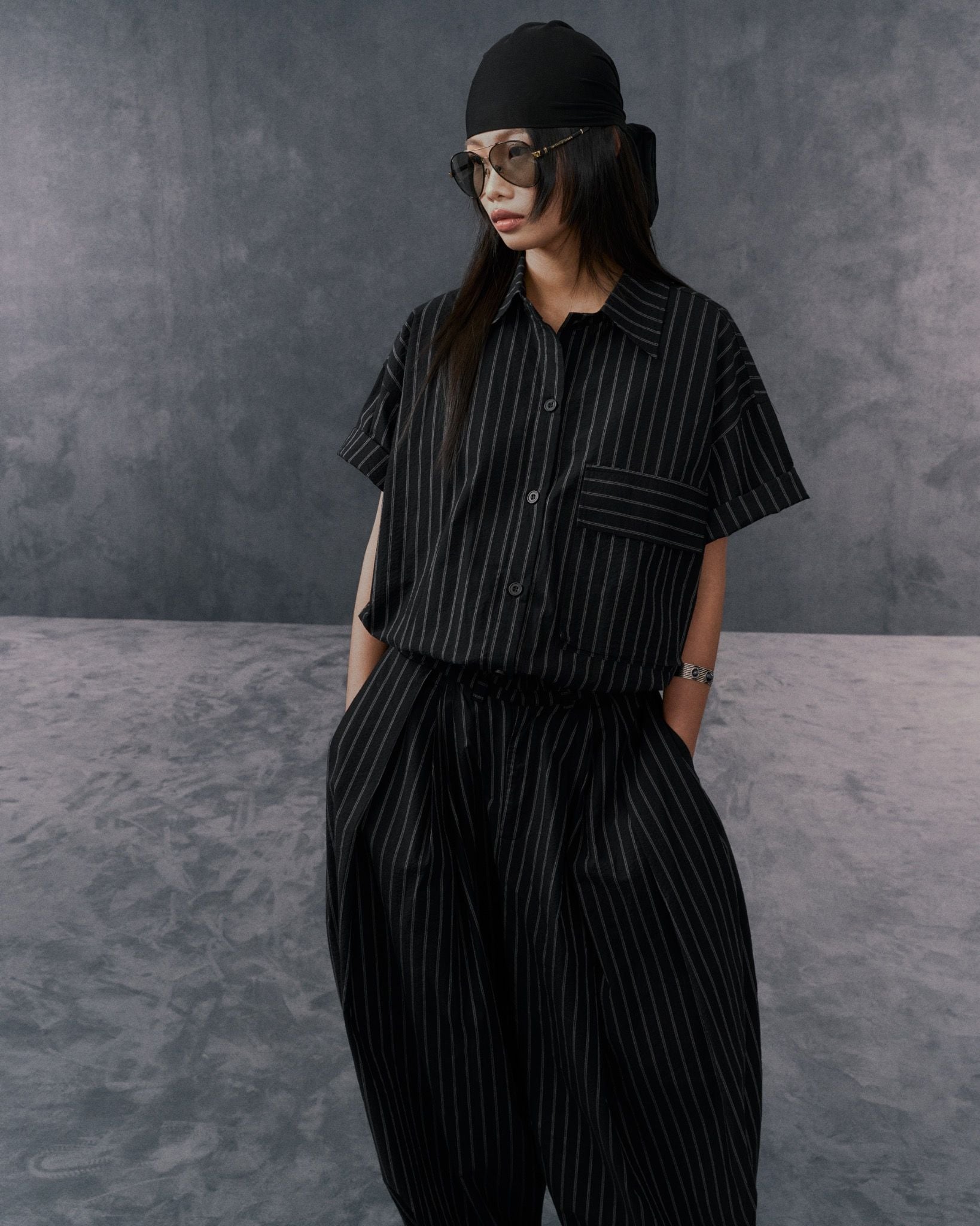  STRIPED BAND SHIRT 