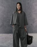 PLEATED SWEAT PANTS 