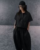  PUFF STRIPED PANTS 