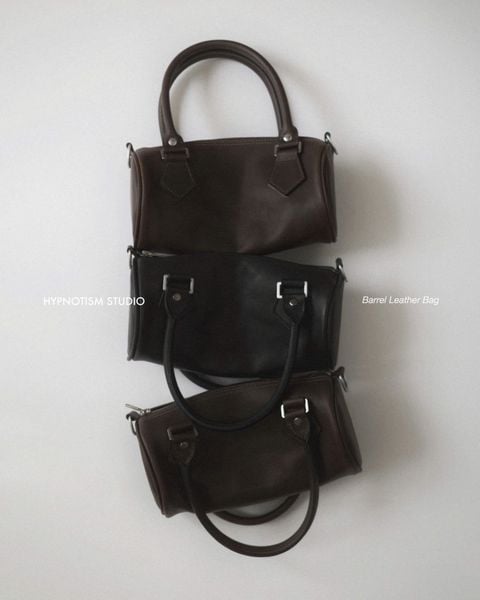 BARREL LEATHER BAG 