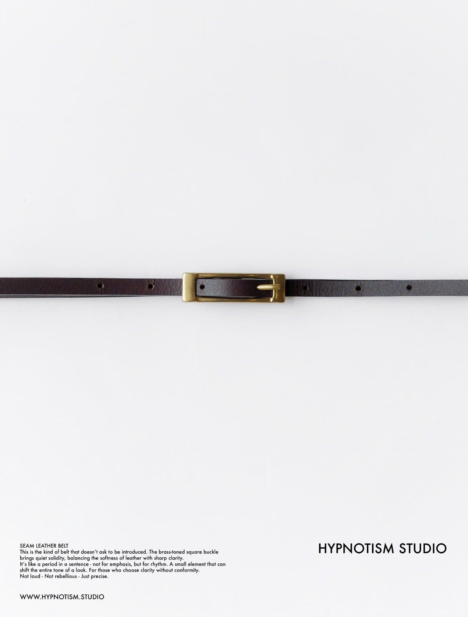  SEAM LEATHER BELT 