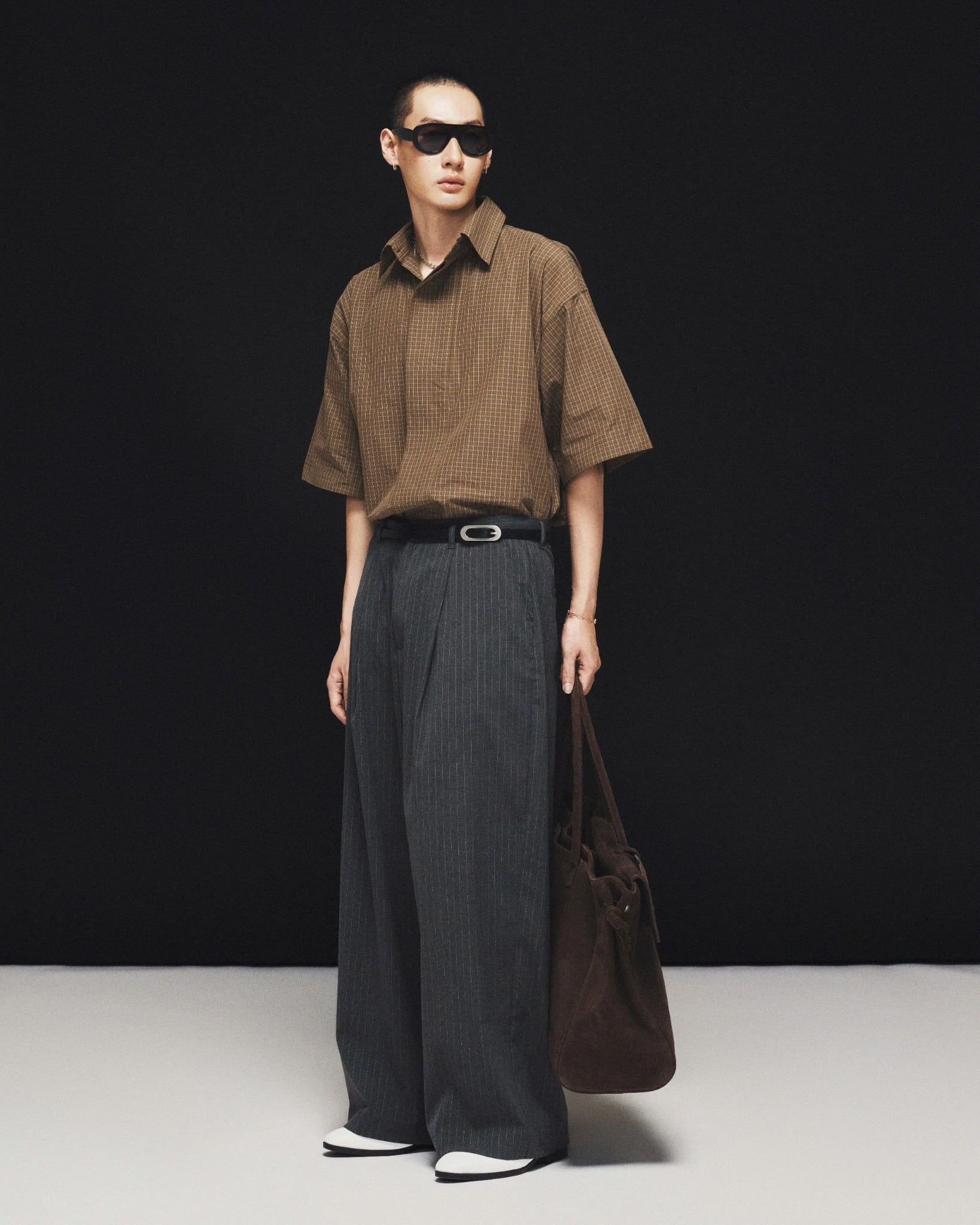  AXIS STRIPED TROUSERS 