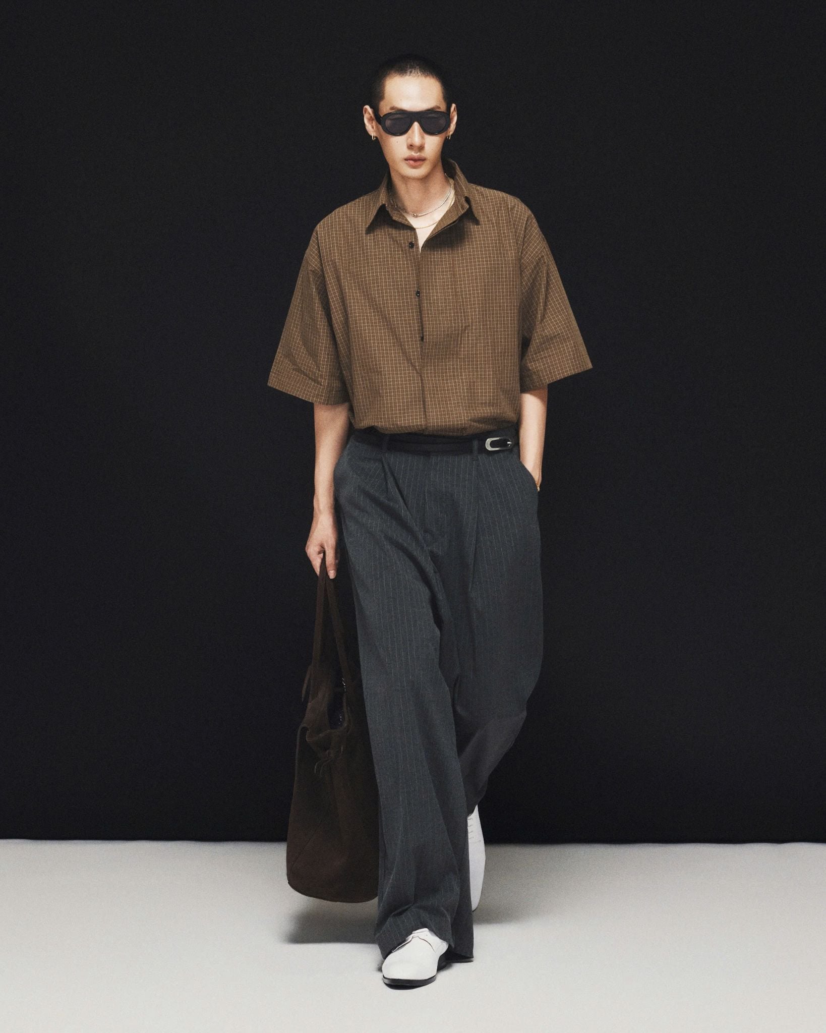  AXIS STRIPED TROUSERS 