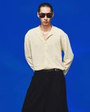  MULTI-PLEATED DENIM PANTS 