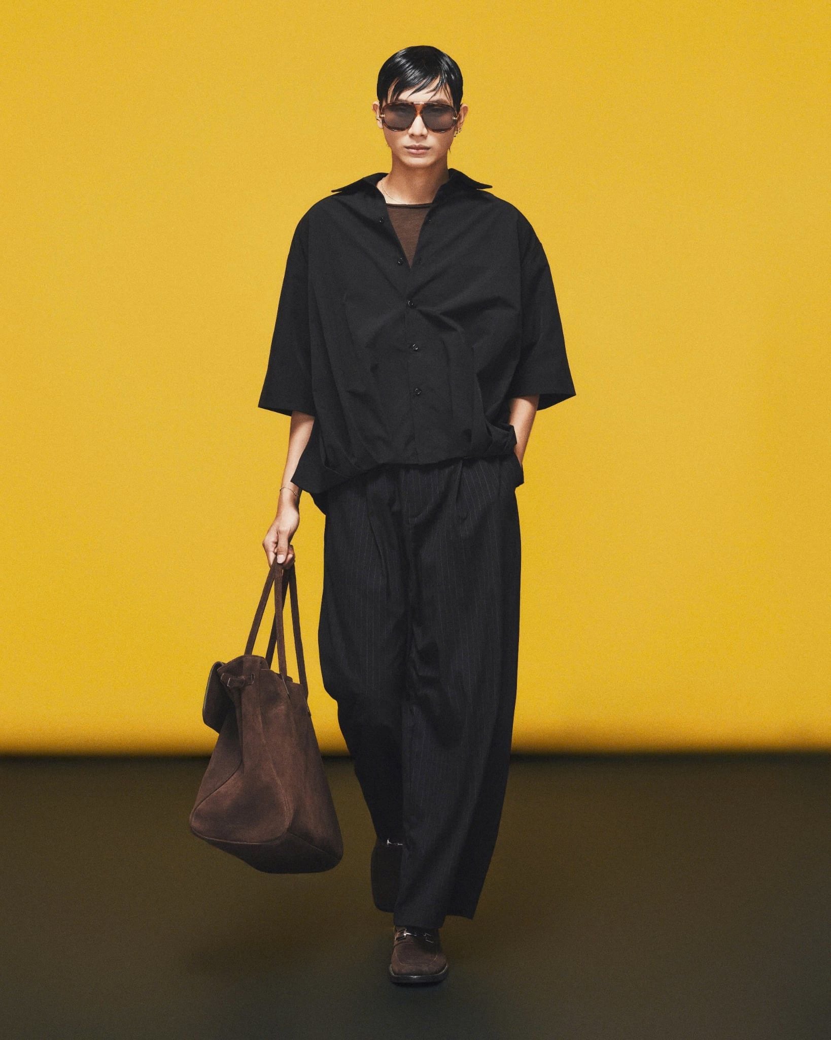  PLEATED OVER SHIRT 