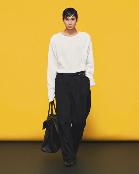  AXIS STRIPED TROUSERS 