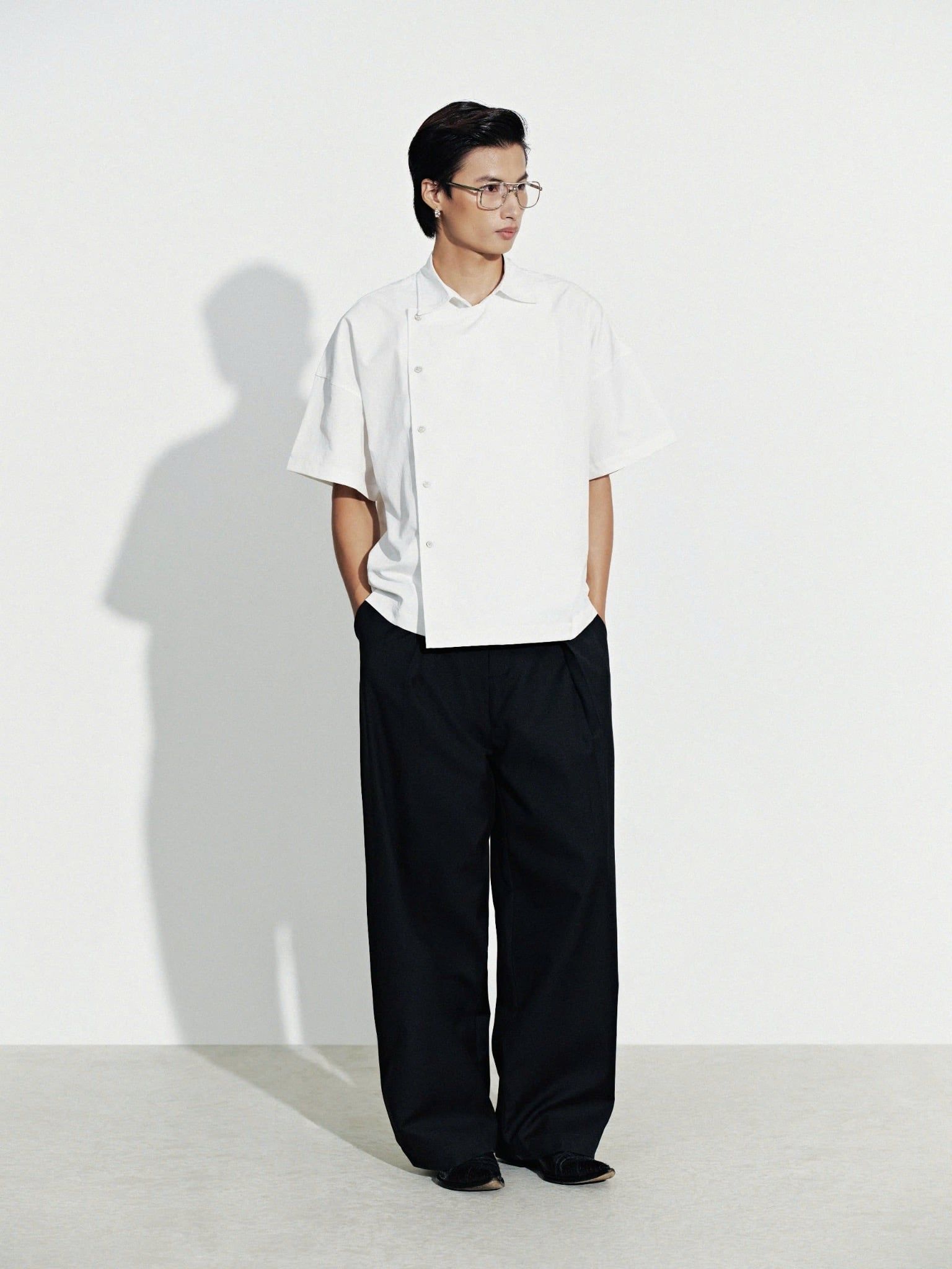  RELAXED PLEATED TROUSERS 