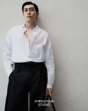  DENIM PLEATED PANTS 