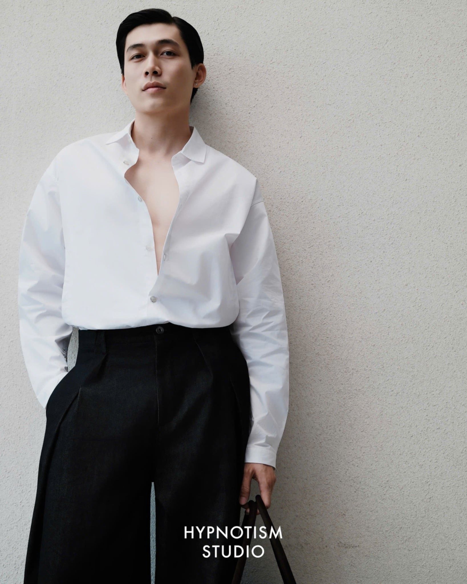  DENIM PLEATED PANTS 