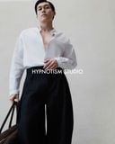  DENIM PLEATED PANTS 