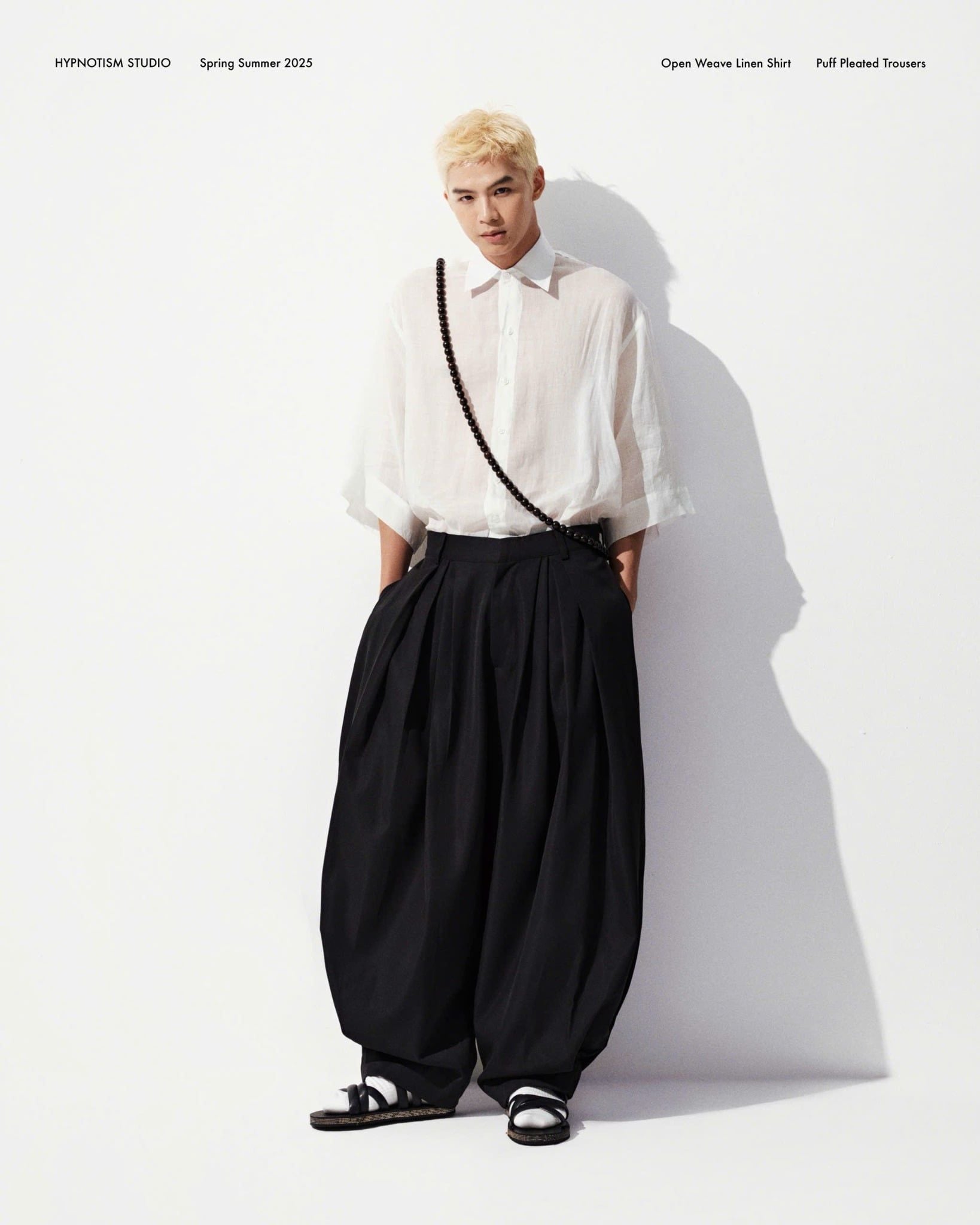  PUFF PLEATED TROUSERS 
