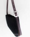  HALF MOON LEATHER BAG 