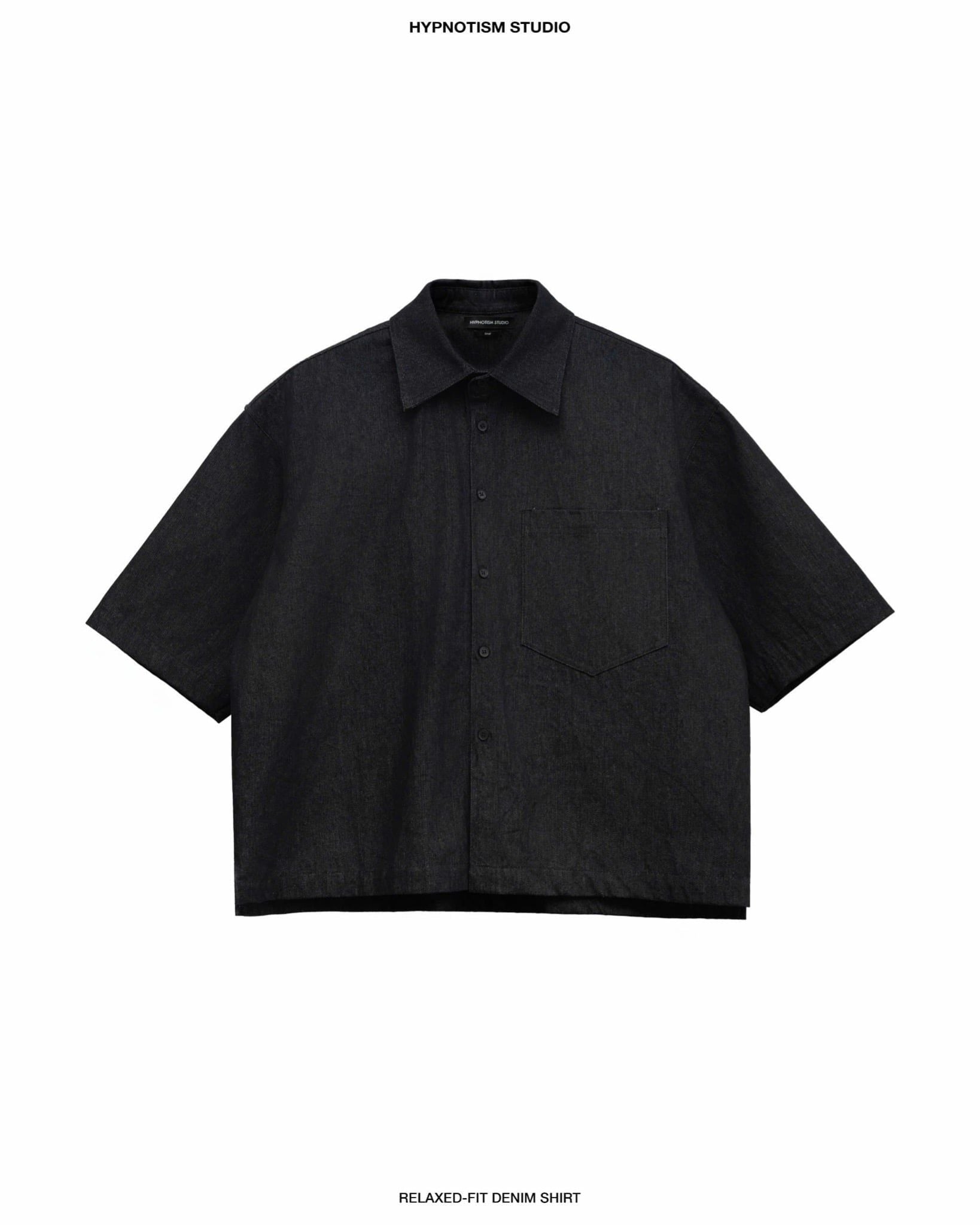  ÁO JEANS TAY NGẮN (Relaxed-Fit Denim Shirt) 