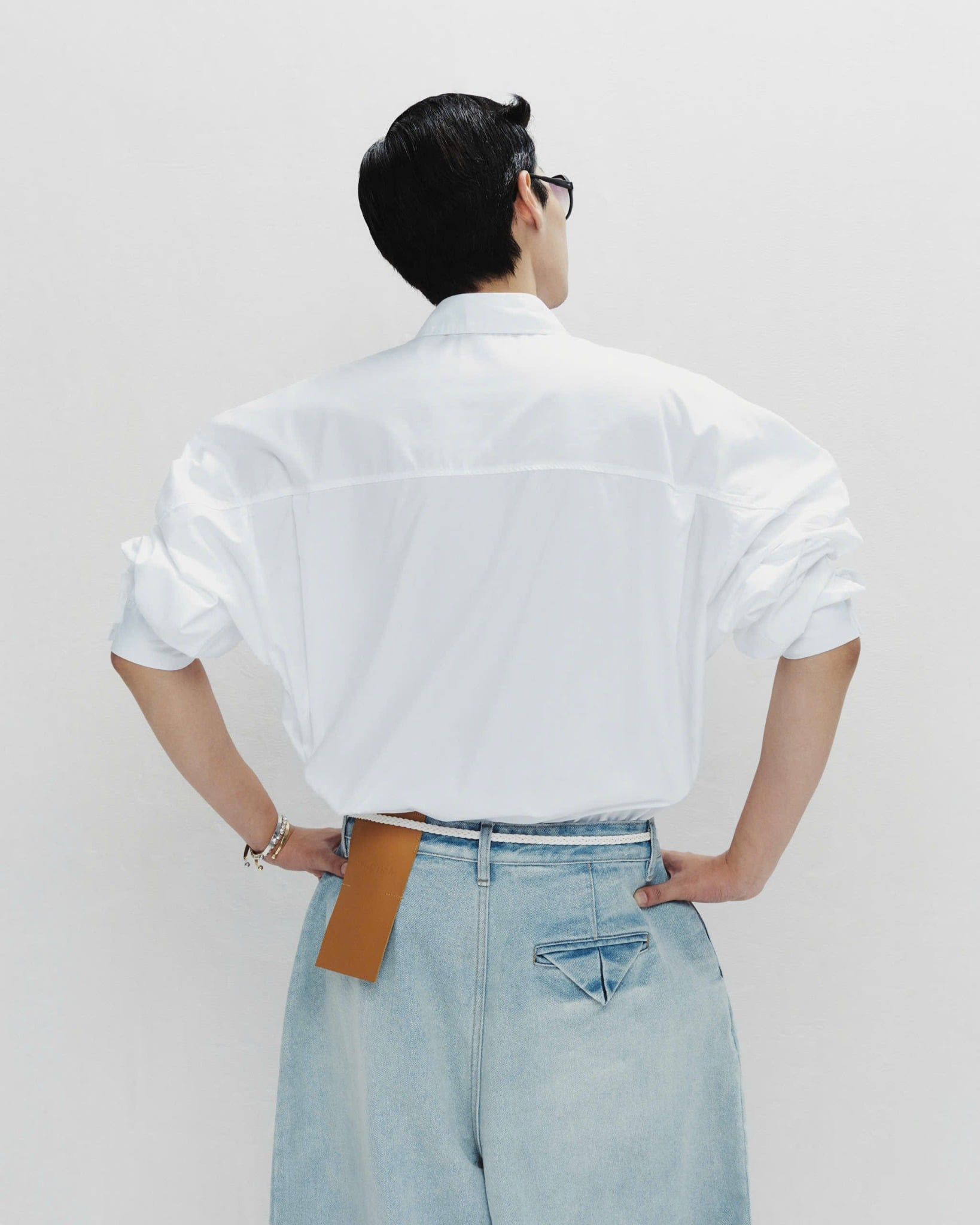  LOOSE FLOW DENIM PANTS 