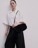 HALF MOON LEATHER BAG 
