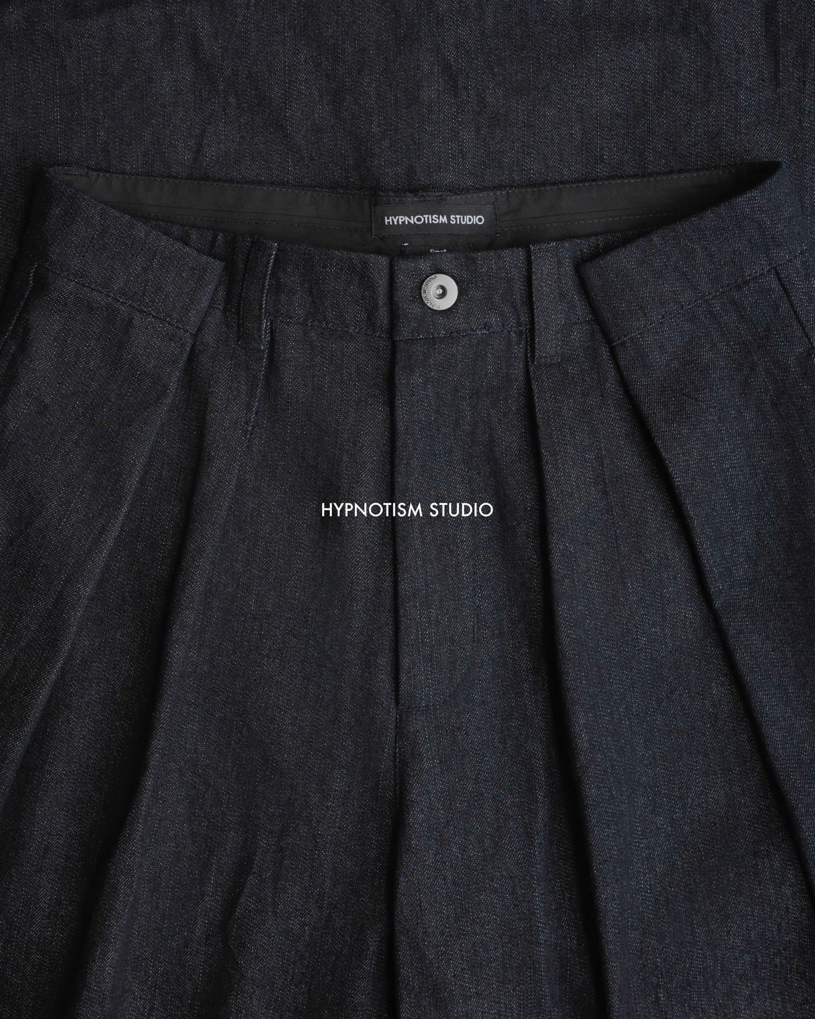  DENIM PLEATED PANTS 