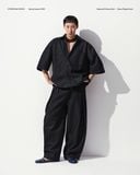  DENIM PLEATED PANTS 
