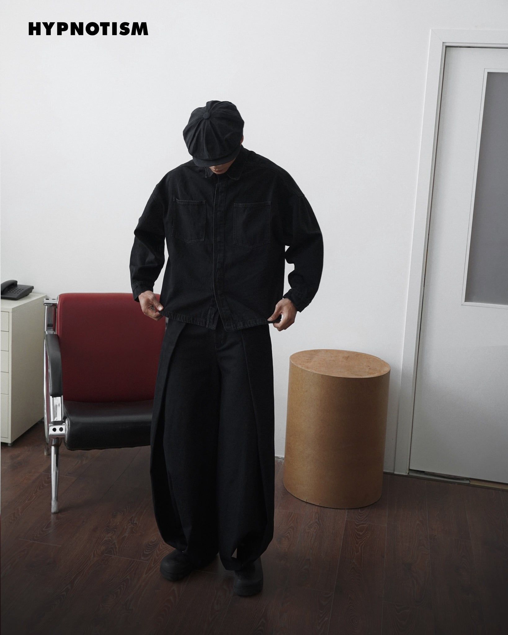  LOOSE WIDE PLEAT PANTS 