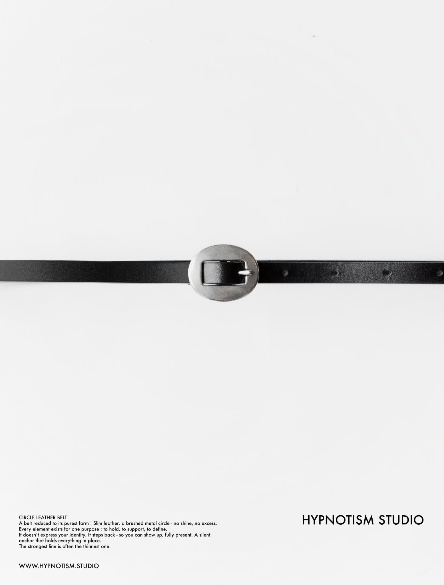  CIRCLE LEATHER BELT 