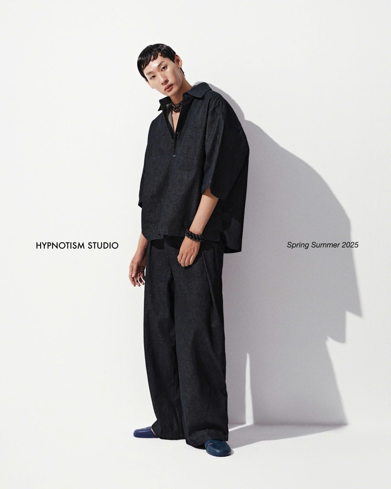  DENIM PLEATED PANTS 