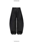  DENIM PLEATED PANTS 