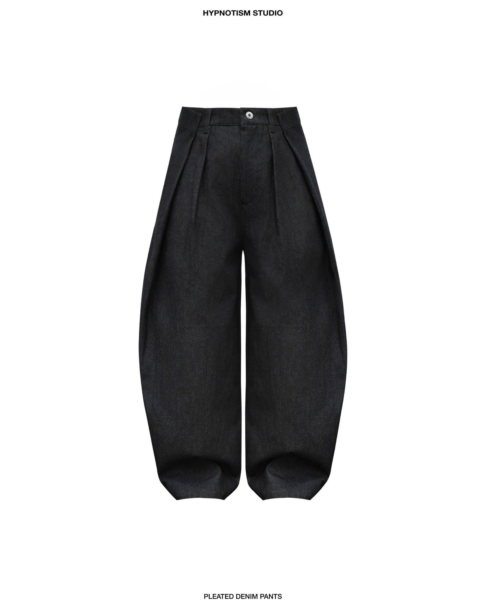 DENIM PLEATED PANTS 