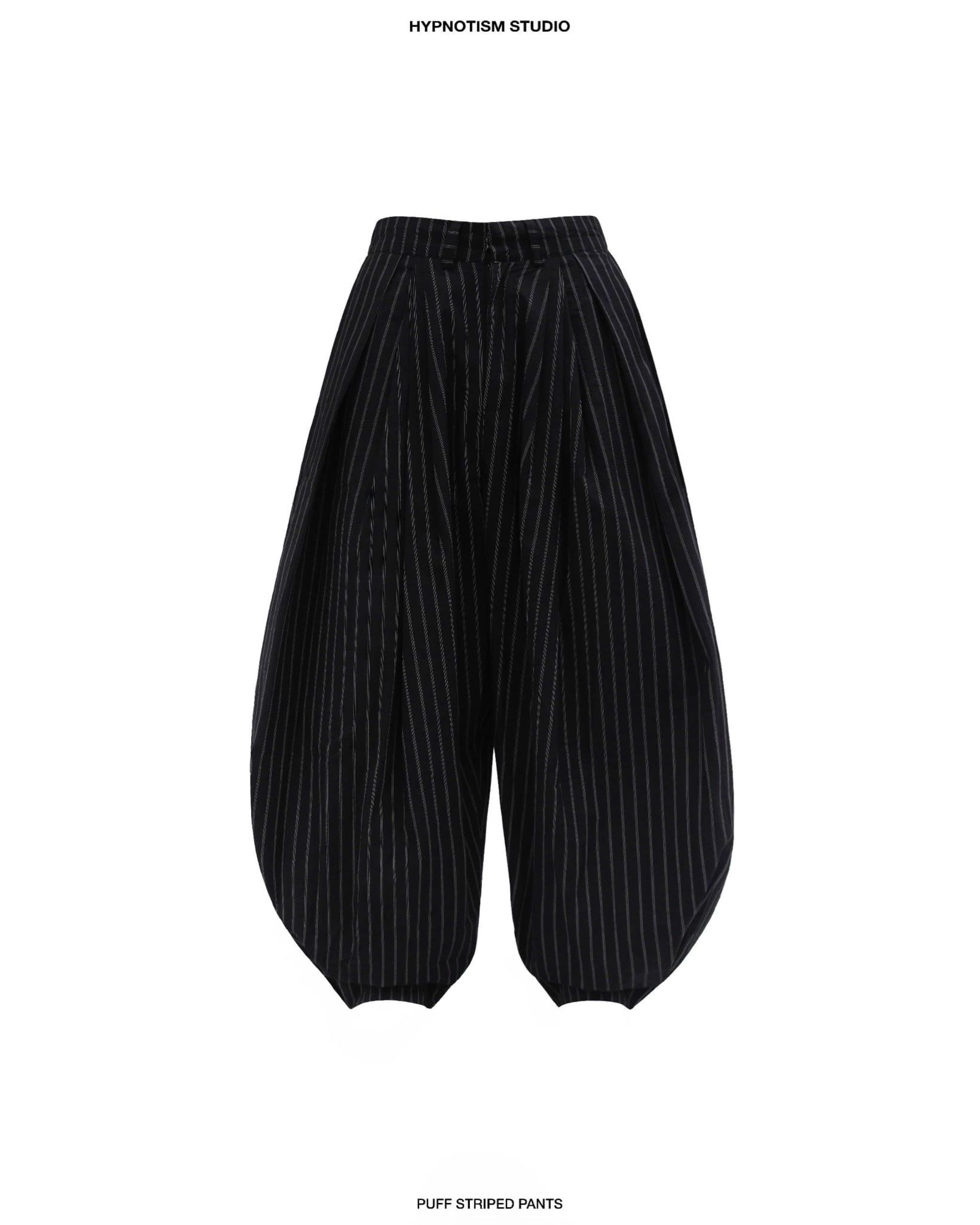  PUFF STRIPED PANTS 
