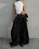  LOOSE WIDE PLEAT PANTS 