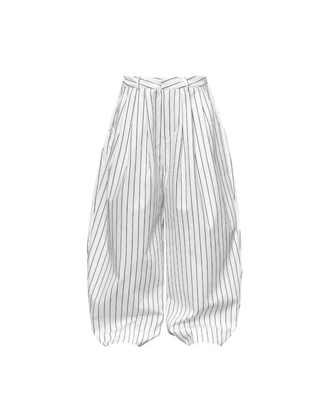  CURVY STRIPED TROUSERS 