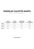  OVERLAP CULOTTE PANTS 