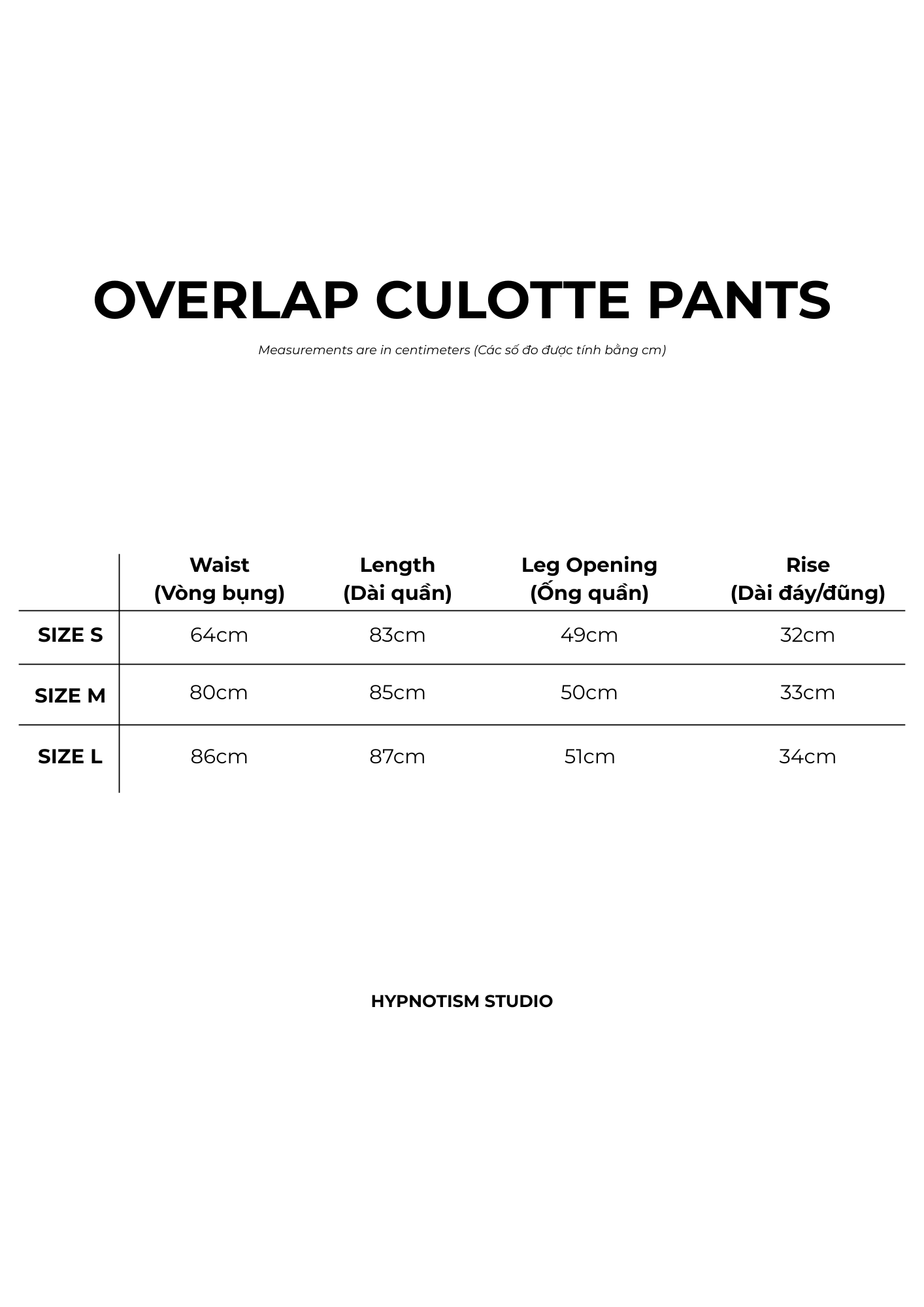  OVERLAP CULOTTE PANTS 