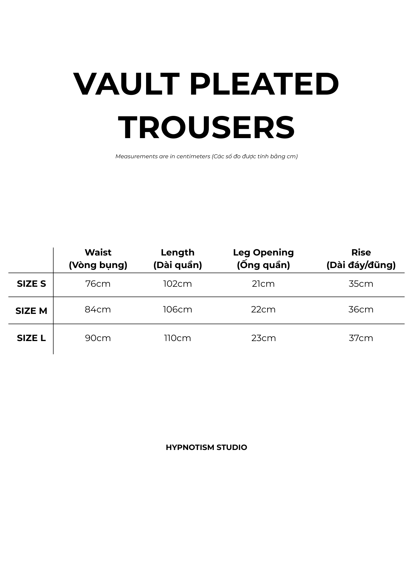  VAULT PLEATED TROUSERS 