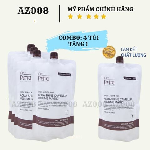 Thuốc Uốn Nóng Petra Hàn Quốc 500ml - Công Nghệ Sinh Học Aqua Shine Camellia