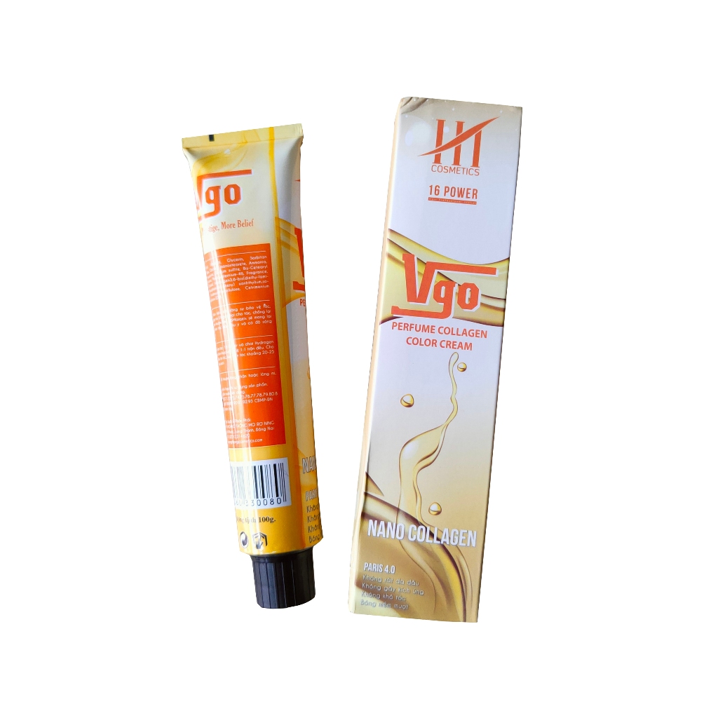 Thuốc nhuộm tóc cân bằng phủ bạc thông minh VGO tuýp 100ml AZ008