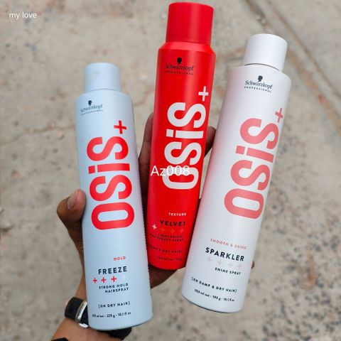 Keo Xịt Giữ Nếp Osis 3+ FREEZE 300ml - Hàng Nhập Đức Chính Hãng